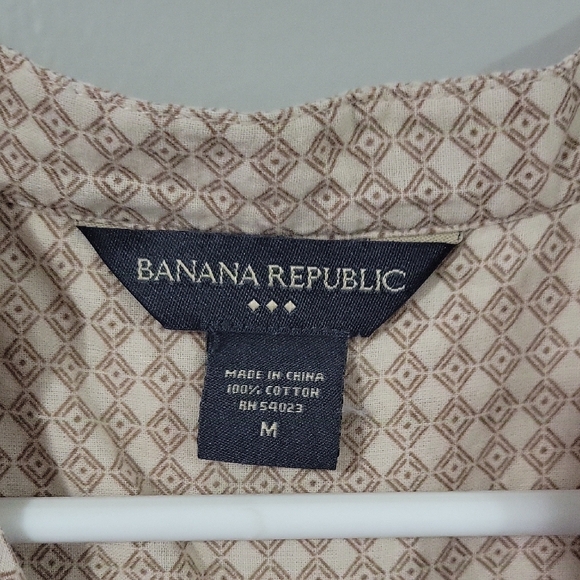 Banana Republic Brown Floral Women's Top - Picture 3 of 3